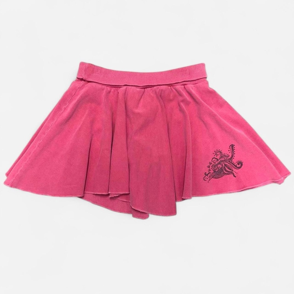 Y2K DKNY asymmetrical cotton mini skirt